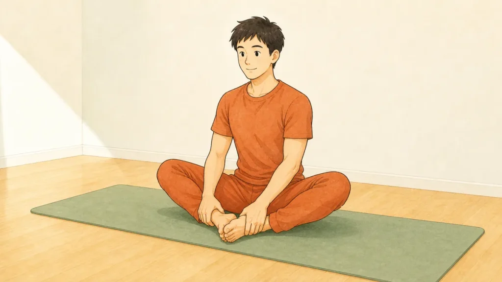 蝶々のポーズ