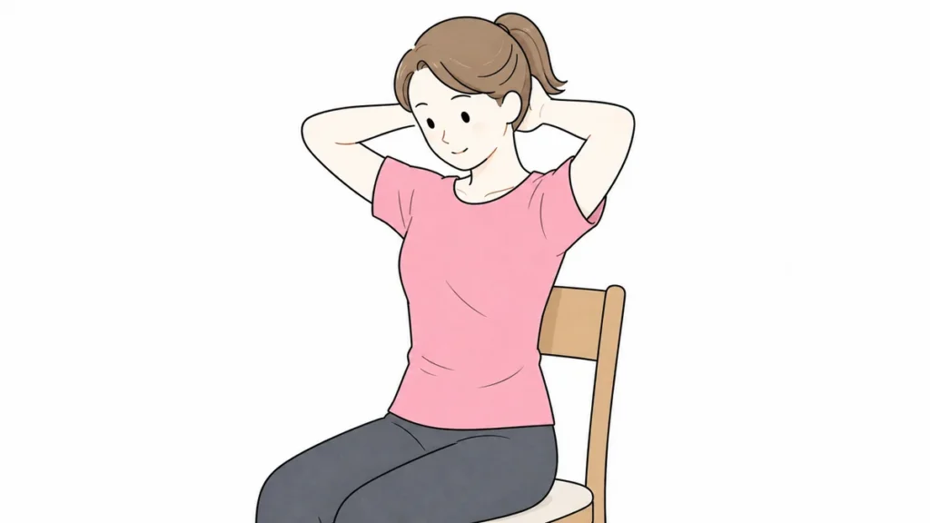 後頭下筋をゆるめる小さなあご引きリリース